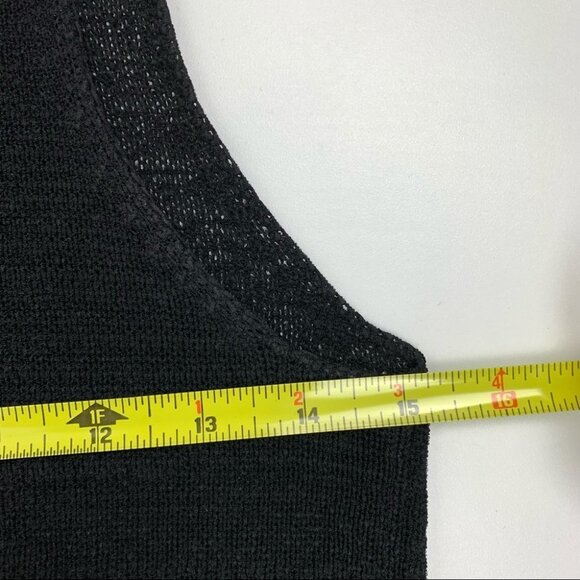 Dkny Black Netted Tank Top Size  M - Picture 4 of 6